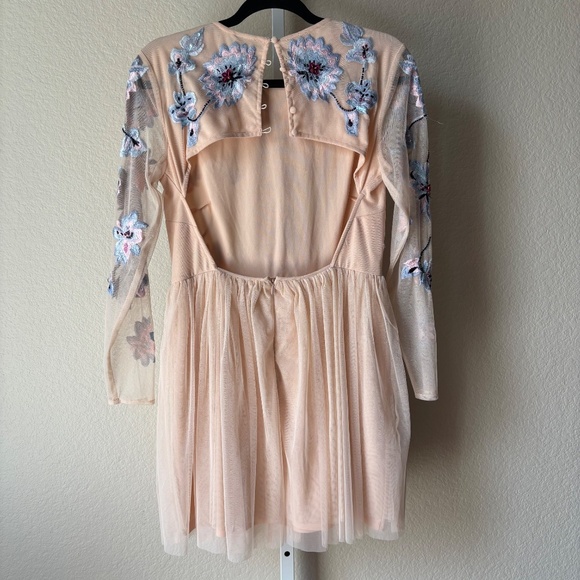 ASOS Pink and Purple Tulle Mini Dress - Picture 3 of 3